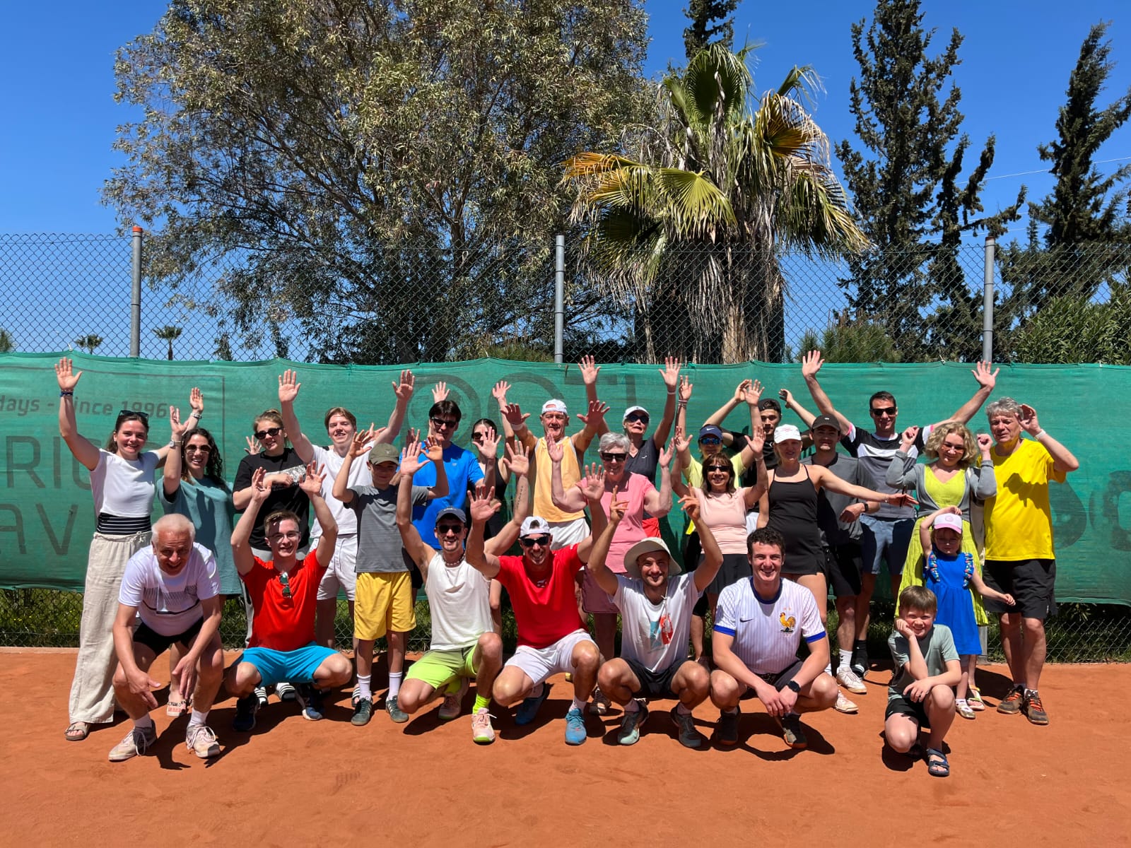 Tennis Camp Group Photo